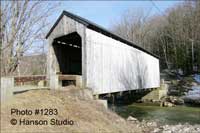 Grafton, VT - Kidder Hill Bridge - Spring - Side